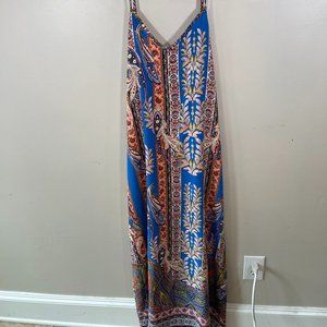 Millibon Paisley Printed Maxi Dress